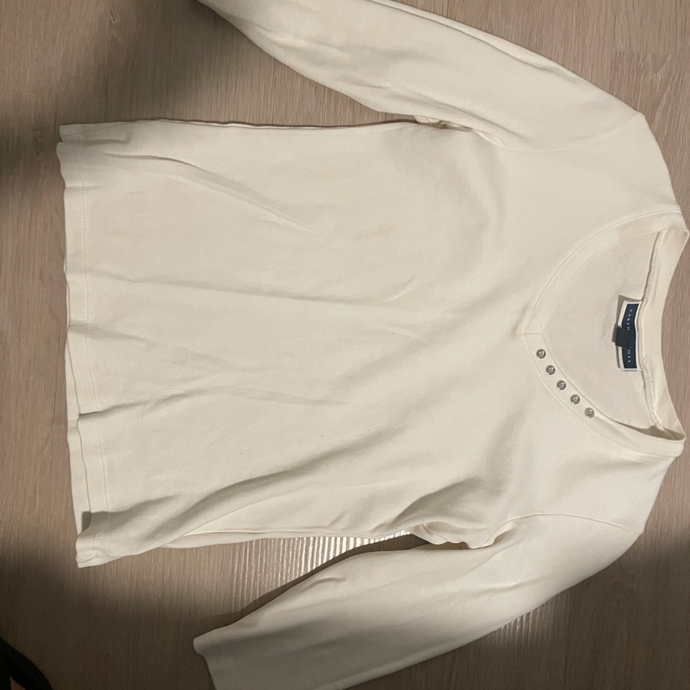 White long sleeve shirt